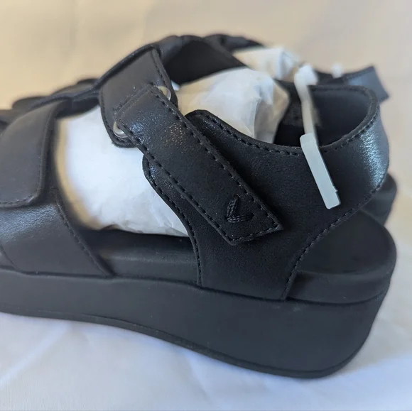 Vionic Tami Pacific Black Metallic Sandals Women's 5 Wide New - Picture 7 of 12